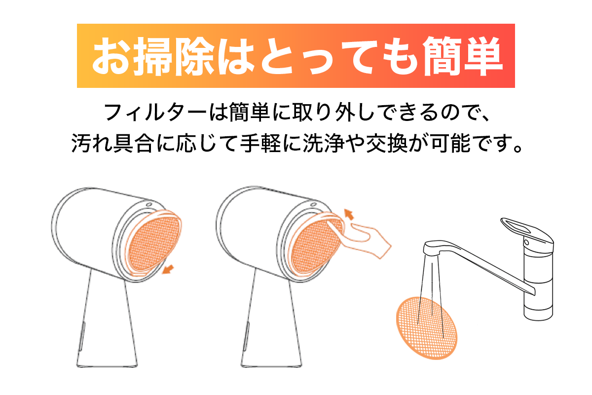 卓上換気扇(卓上レンジフード)|色:マットブラック