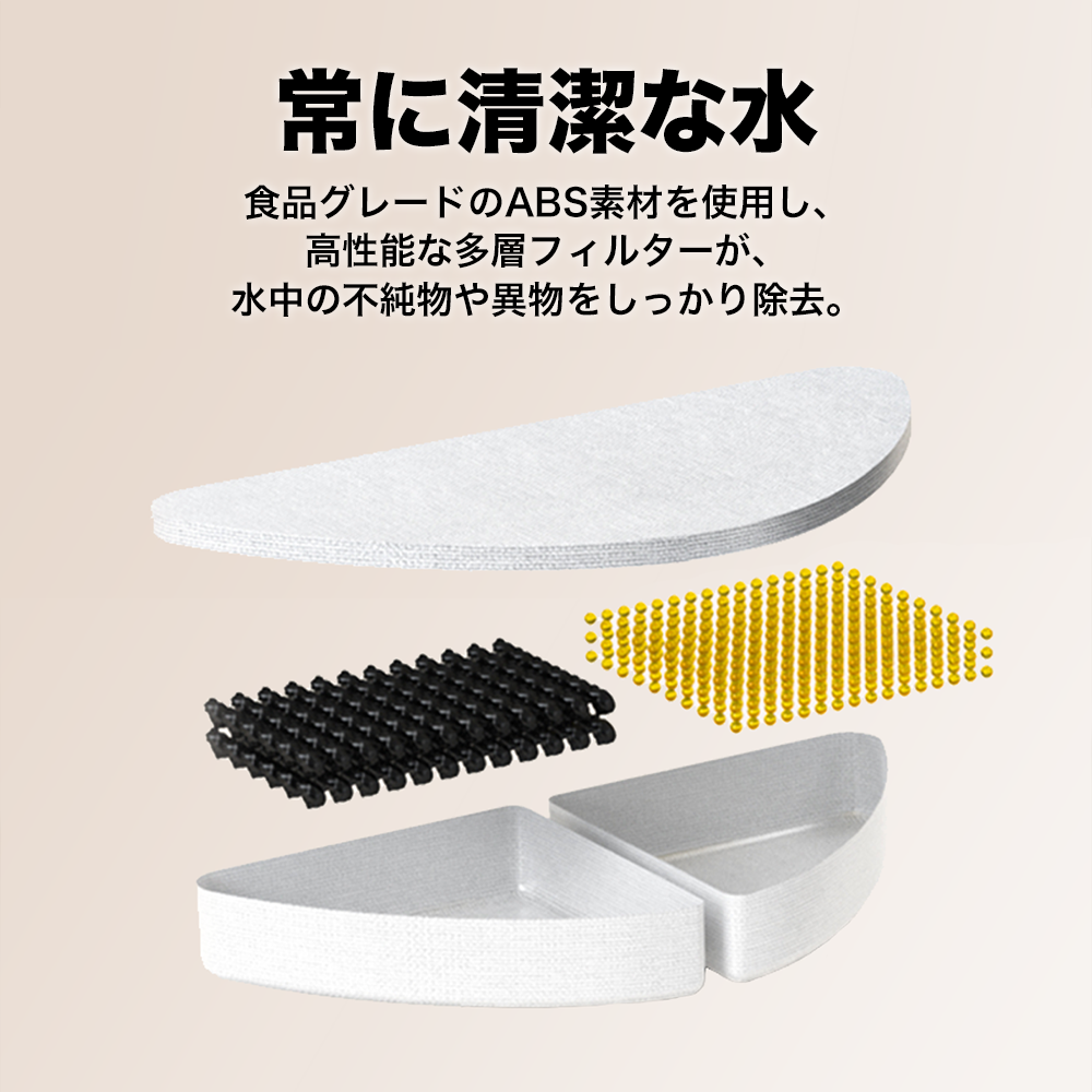 猫水飲み器（猫 給水器）- PET用適温自動給水器 - PWF-011WB – livease